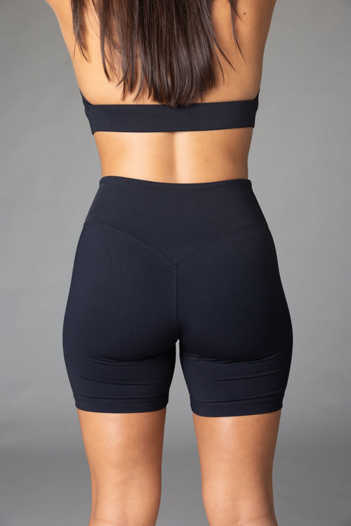 Motion Shorts in Midnight, back view